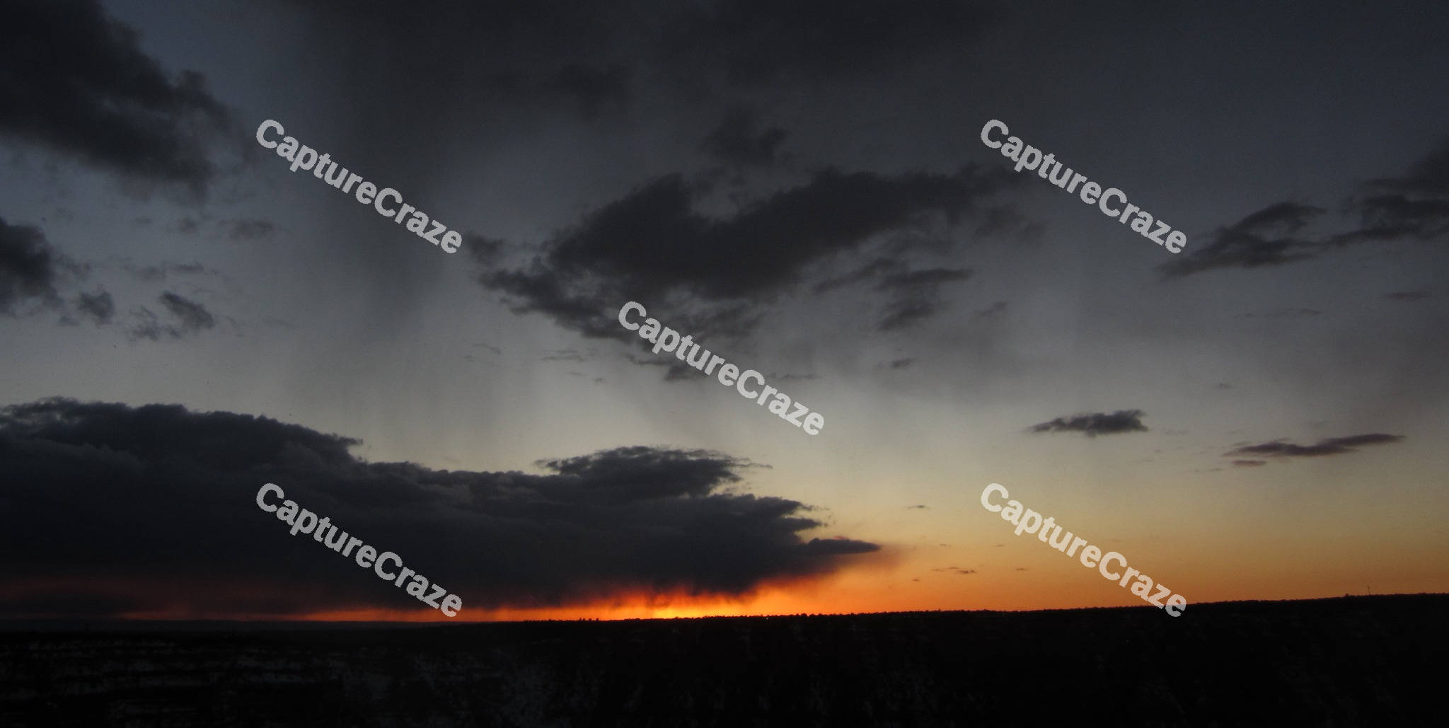Dark Sky in sunset
